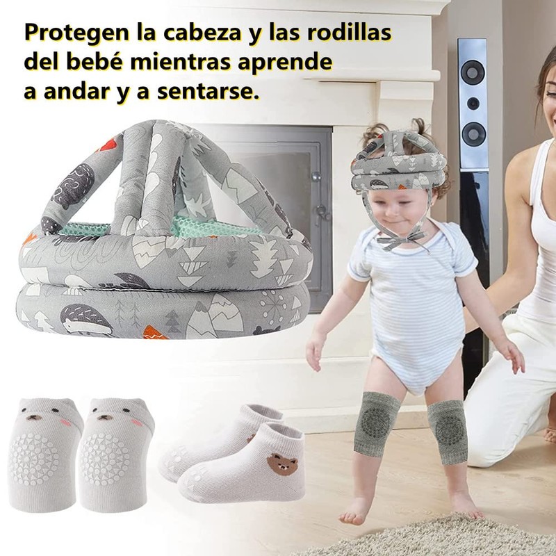 Casco de Seguridad para Bebés y Niños Pequeños, Casco Protector