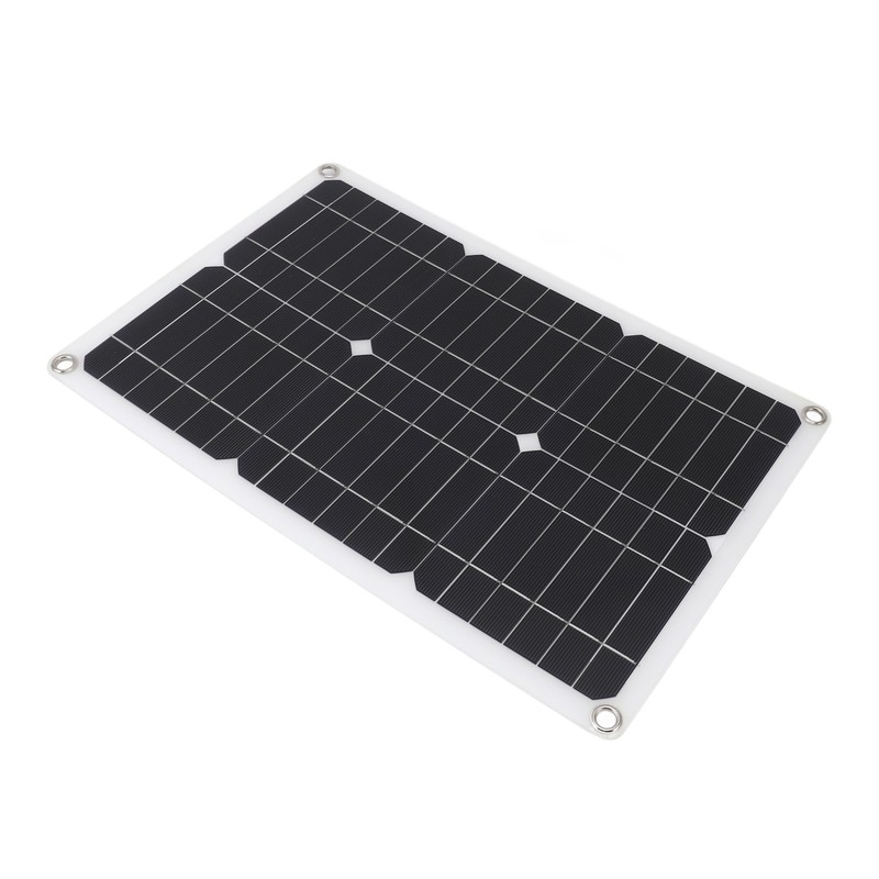 18V 20W Semi Flexible Solar Panel Monocrystalline High Efficiency Waterproof