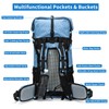 Hiking Backpack,30L +10L Extra Large Capacity Hiking Bag, Internal Frame