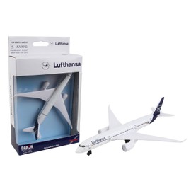 Herpa Toys Single Airplane Lufthansa A350, aeromodello giocattolo, scala ridotta, collezione, gioco, miniatura in plastica - per bambine di 3 anni!