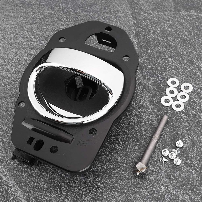 Interior Door Handle Chrome RH (Driver Side) Front or Rear