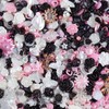 250PCS 3D Flatback Beads Black Pink White Assorted Flower Bows
