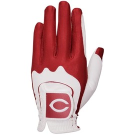 LEZAX HCGL-4609 Hiroshima Toyo Carp Golf Gloves, Left Hand, White