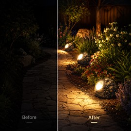 Solar Rock Light for Outdoor Landscaping – Waterproof Stone-Style Spotlight for Garden, Yard, Pathway & Patio Décor
