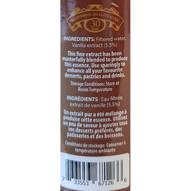 Baron Vanila Essence - 155 ML