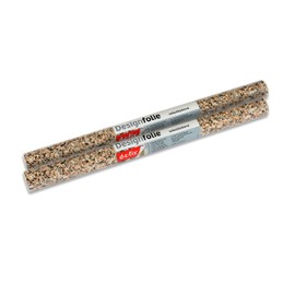 d-c-fix 346-0181-2PK Decorative Self-Adhesive Film, Brown Granite, 17" x 78" Roll, 2-Pack