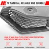 SAUTVS Carbon Fiber Pattern Turbo Hood for Can Am X3,
