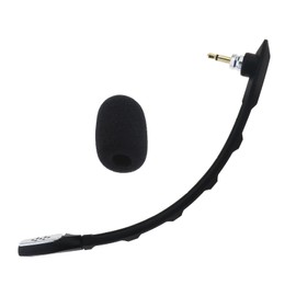 SING F LTD 3.5mm Headphone Microphone Compatible with Astro A40 TR Gaming Headset Replacement Detachable Mic Boom with Windscreen Foam Cover Length 16cm Black