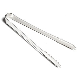 DIYI Set of 5 Stainless Steel Kitchen Utensils Ice Cube Bread Buffet Tongs - 18cm