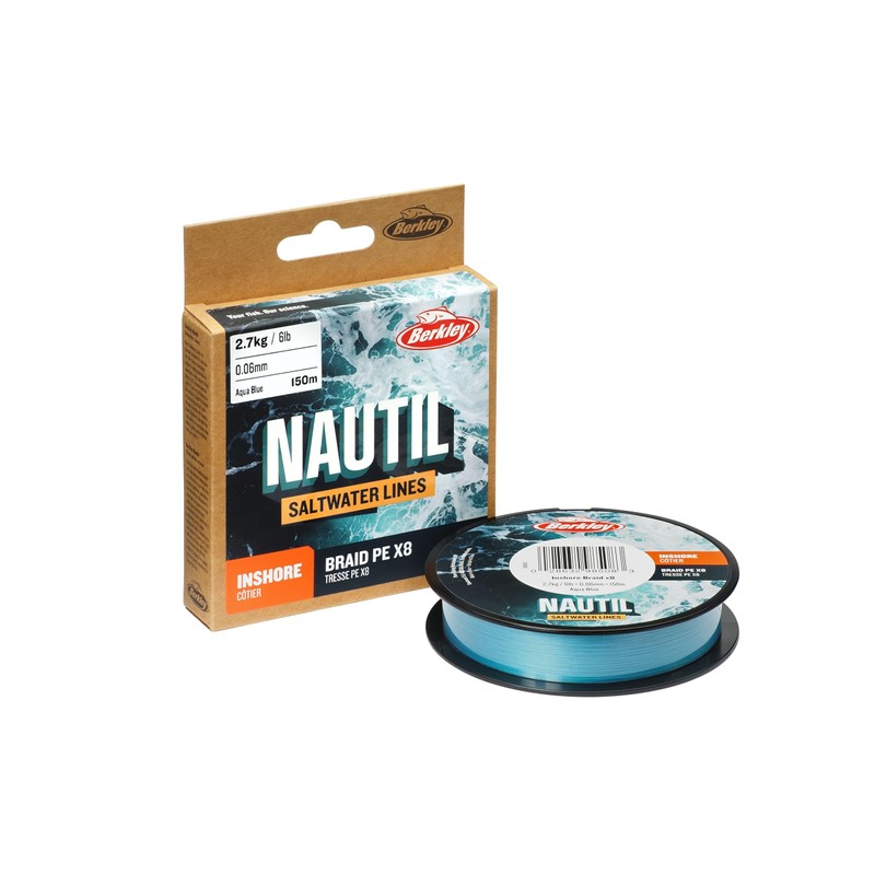 Berkley Nautil Inshore Braided Fishing Line 0.06mm - 6lb -