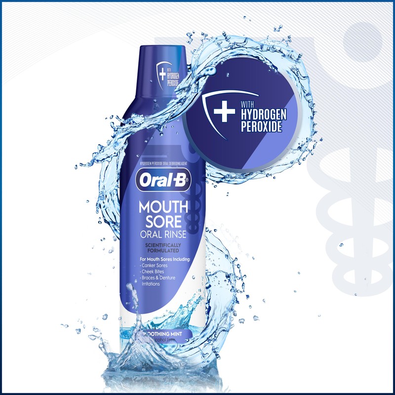 Oral-B Oral-B Mouth Sore Mouthwash Special Care Oral Rinse, 475
