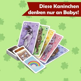 Funbot Like the Karnickel, Chaotic Card Game for 3-8 Players, German
