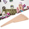Light Weight 5PCS DIY Wooden Big Eye Knitting Needles Tapestry