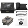 Anbte Hiking Compass, IP65 Waterproof Metal Compass with Sighting Clinometer,