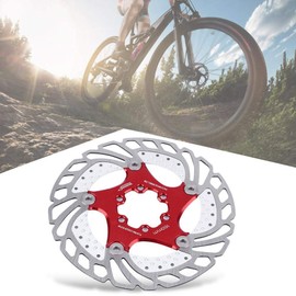 Bike Brake Rotors, 160mm 180mm 203mm Stainless Steel Bicycle Disc Brake Rotor Cooling Floating Rotor Bicycle with 6 bolts for Road Bike MTB BMX (160mm)