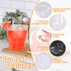 GHVACZS Pack of 50 Plastic Cups, 220 ml Plastic Cups,