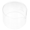 MAGICLULU 1Pc Borosilicate Glass Crystallizing Dish with Spout Evaporation Dish