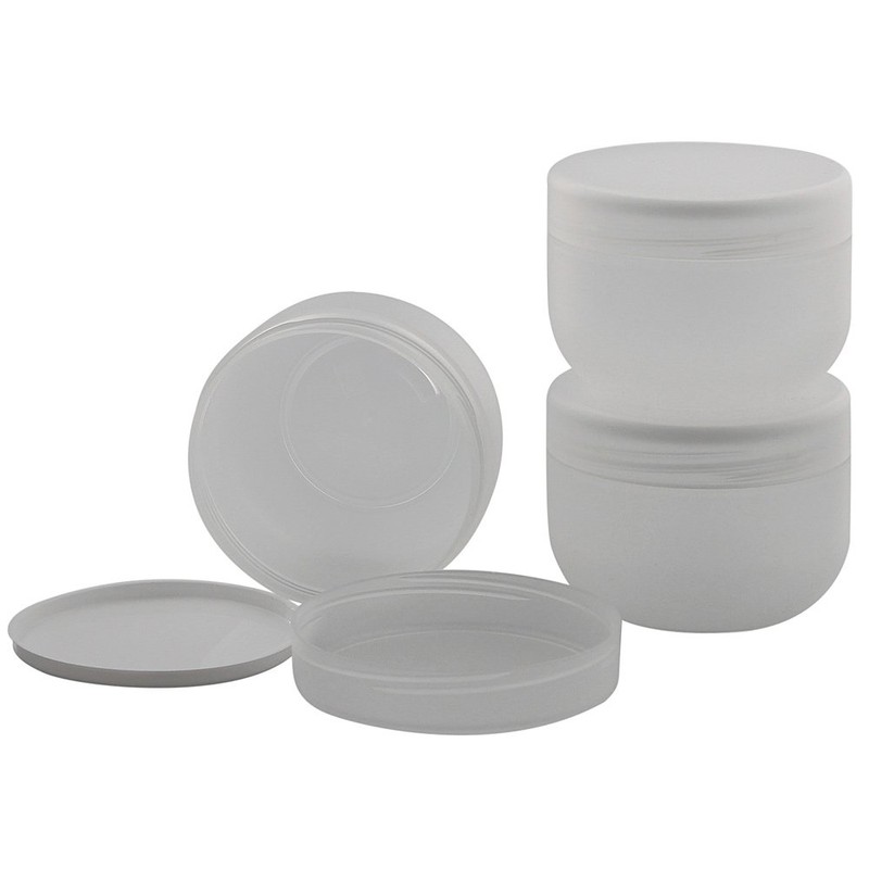 Kosmetex Run Plastic Container 500 ml with Cover Disc Matte