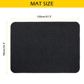 Dyna-Living Office Chair Mat,Home Multi-Purpose Low-Pile Chair Carpet Hard Floor Protector Mat, Floor Protectors for Rolling Chairs,Non-slip Computer Chair Mat for Hardwood Floors 1/6" Thick 35"x 47"