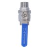 Ball Valve Female Male Thread 3/4in Stainless Steel Good Sealing