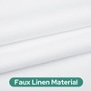 HOMEIDEAS Blackout Linen Sidelight Curtains for Front Door, Side Door