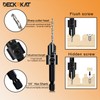 DECKRKAT 12-Piece Countersink Drill Bit Set - 3-in-1 Wood Counterbore