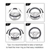 Binsheo Leather Steering Wheel Cover, Breathable, Anti Slip & Odor