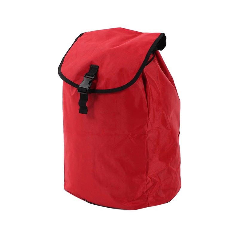 Red Folding Shopping Bag Waterproof Trolley Cart Handle Bag Reusable