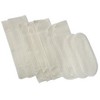 Set of 10 White Rabbits (2 Large, 3 Medium, 2 Small, 3 Pads)