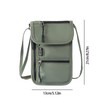 RFID-Blocking Neck Wallet for Travel – Lightweight Nylon Passport Pouch