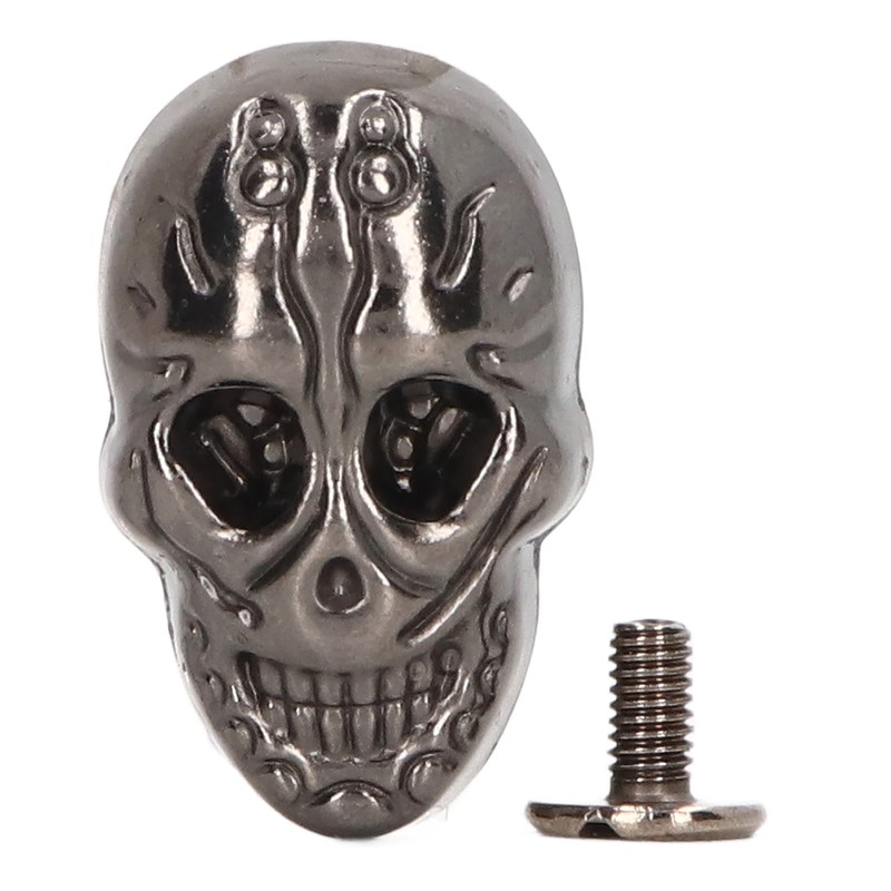 50sets Skull Rivets Single 25x16mm DIY Ghost Head Punk Style