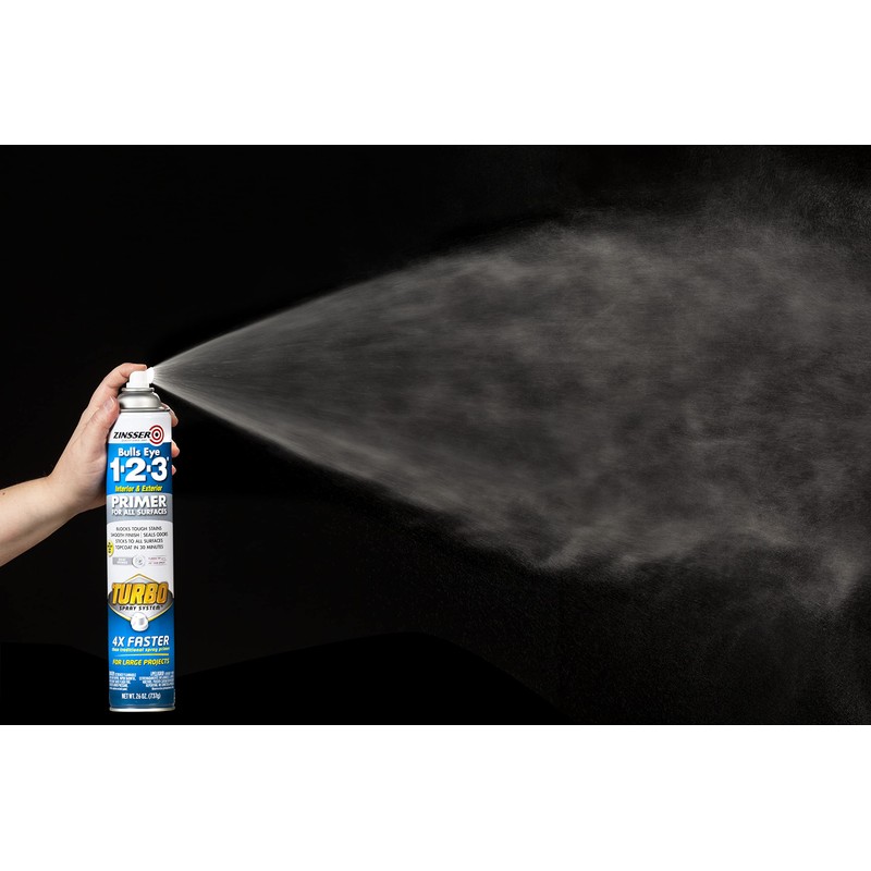 26 oz Zinsser 343748 Gray Bulls Eye 1-2-3 Interior and