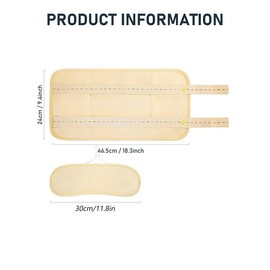 Adjustable  Leak Proof Oil Pack Wrap, 2 Counts Washable Reusableoil Pack Wraps for Neck, Waist, Abdomen, Skin Care Tool for Women