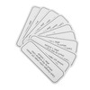 KICHOUSE Uv Intensity Testing Cards 10 Pack Accurate Uv Measurement