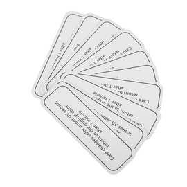 KICHOUSE Uv Intensity Testing Cards 10 Pack Accurate Uv Measurement for Sun Protection