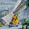 Cocktail Messbecher, 30ml 45ml Edelstahl Doppelbecher Exquisite Gravur Bartender Jigger