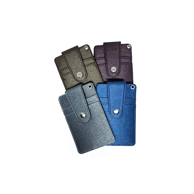 [Feel] Commuter Pass Case with Strap, Compatible with 3 Cards,