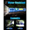 Vnina UV Rechargeable Flashlights Tactical,1000 High Lumens 3 in 1