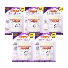 The Doctor's BrushPicks - Palillos de dientes interdentales (275 unidades (paquete de 5))