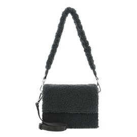 SEIDENFELT MANUFAKTUR Hellvi Crossbody Bag With Teddy Chain Anthracite, anthracite