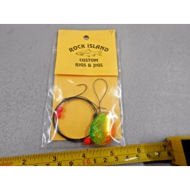 ROCK ISLAND SPORTS Wire Walleye Worm Rigs Colorado # 4 Clearance - FT Perch