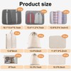 10 Set Packing Cubes for Suitcases, Packing Cubes Travel Essentials