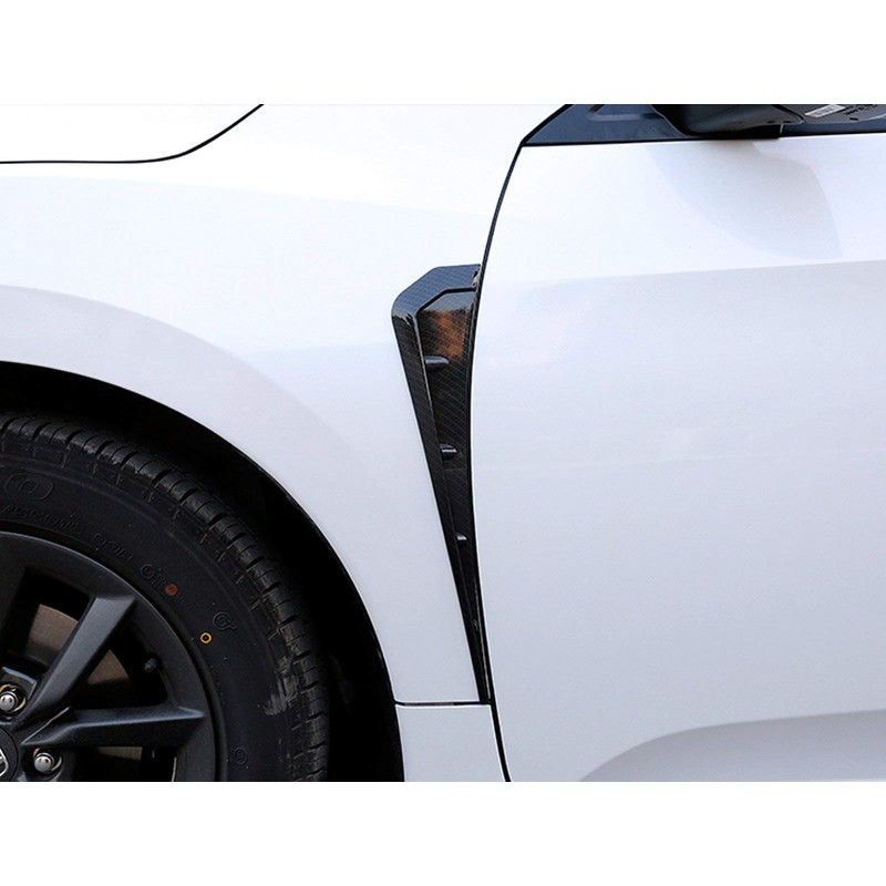 Xotic Tech Type-R Style Side Fender Vent Cover Trim, Carbon