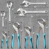 SHALL 8-Piece Adjustable Wrench & Water Pump Pliers Set, 12/10/8/6