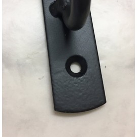 MASOUDI TRADING Shelf Brackets, 5.1 inches (13 cm), Set of 2, Iron Brackets, L-shaped Angle DIY, Black Color