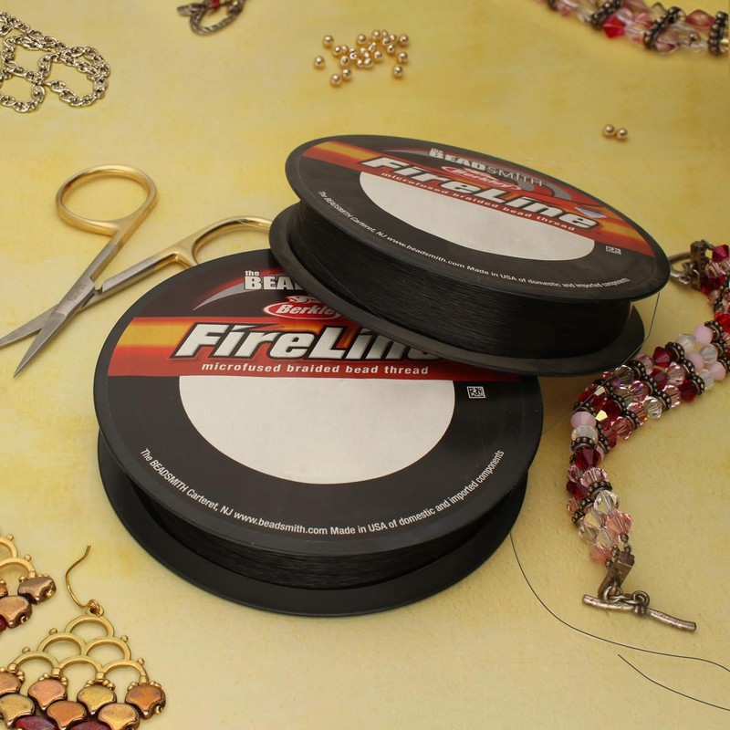 The Beadsmith Fireline by Berkley – Micro-Fused Braided Thread –