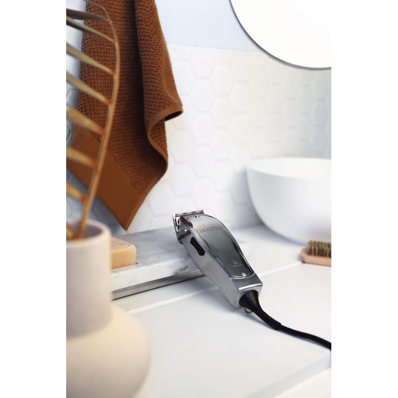 Andis 01815 Professional Master Adjustable Blade Hair Trimmer, Carbon Steel