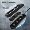 Outdoor Power Strip 6 Ft, IPX4 Waterproof Surge Protector 3