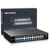24 Port PoE Switch Unmanaged, 24 Port PoE+@400W, 2 Gigabit