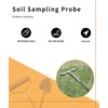 Gugxiom Soil Sampling Probe, 12/21in T-Handle Soil Sampling Tool, Stainless